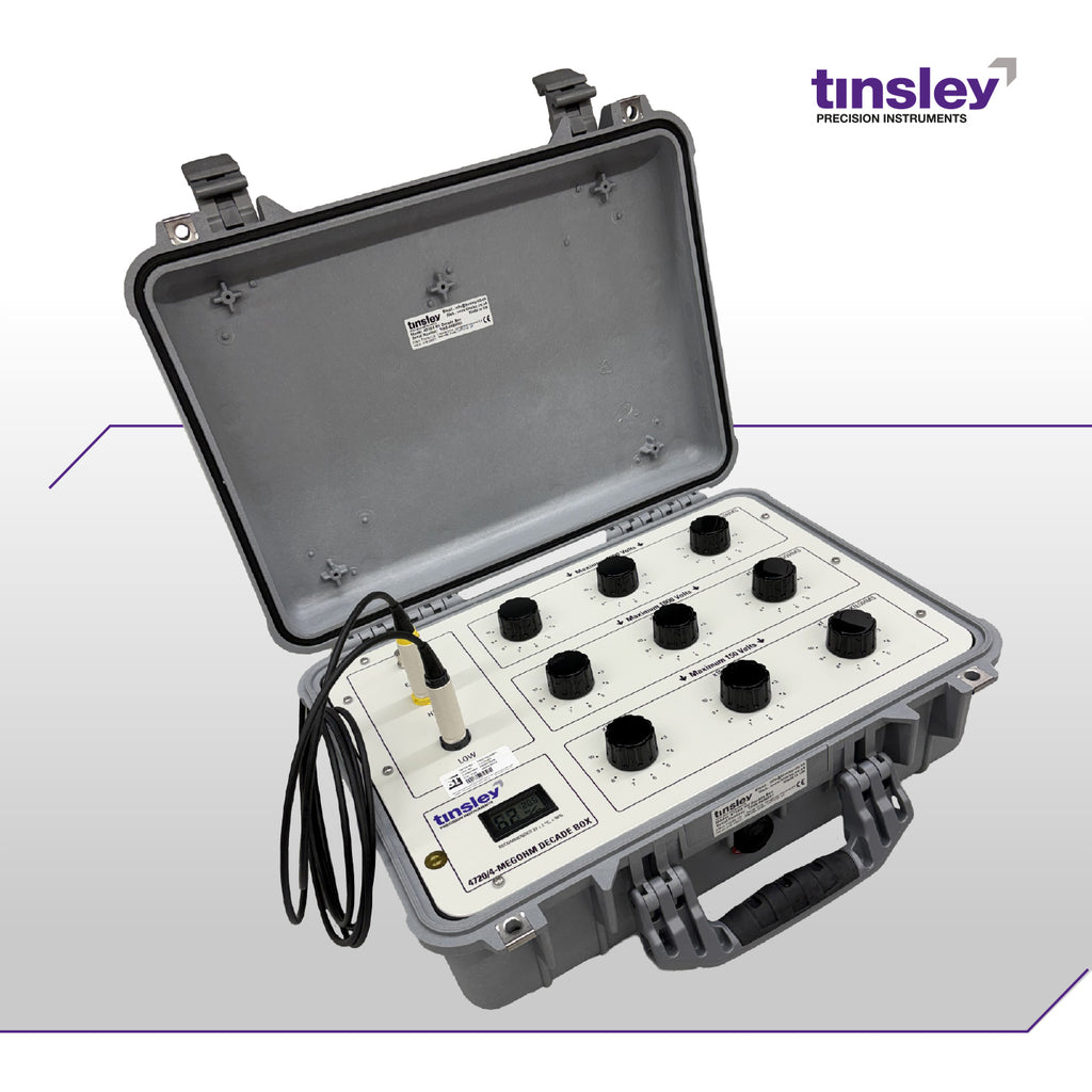 Portable 9 Decade High Resistance Box Model 4720 Series