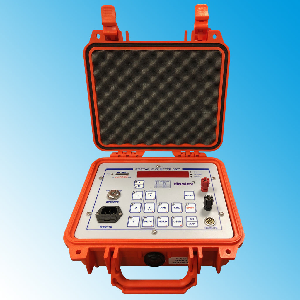 Portable 'Q' (Quality) meter type 5867
